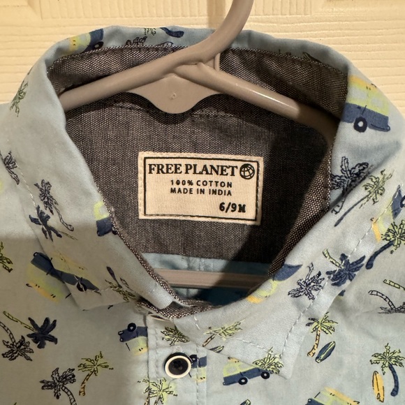 Beach Vans & Palm Trees One Piece Outfit, Baby Boy 6-9 Months Romper Outfit - Picture 8 of 10